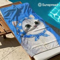 Daisy Scarf Kitty Quick Drying Bath Towel Microfiber beach towel light weight swimming camping yoga beach out 50x100cm