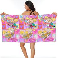 Hey Arnold Cartoon Beach Towel Soft Microfiber Quick Dry Absorbent Quick Towels For Bath 70x140 cm