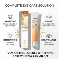 TVLV Rice Essence Skincare Set: Cleanser, Eye Cream, Lotion & Face Cream (6-Piece)