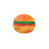 Creative stress relieving burger venting ball simulation prank toy flour kneading music stress relieving tool