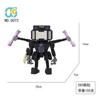 New MOC Skibidi Toilet TV Man Cameraman Building Blocks Assembling Huilding Blocks Educational Toys Ornaments Kid Birthday Gifts