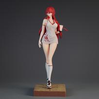 27cm Anime Honkai: Star Rail Figures GK Himeko Action Figures PVC Collection Model Ornament Toys Birthday for Children Gifts