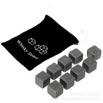 Natural Granite Whiskey Stones Sipping Ice Cube Whisky Stone Wine Rocks Cooler Wedding Gift Favor Christmas Bar Accessories