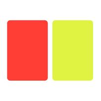 10/20Pc PVC Soccer Referee Red Yellow Card Football Match Training Tool 3.2x4.3 inch Warning and Ejection Card Football Supplies