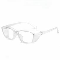 Anti-Fog Safety Goggles Anti-Dust UV400 Protection Blue Light Blocking Glasses Transparent Frame Anti-Pollen skaidri
