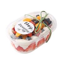 1Pc Microwave Plastic Divided Lunch Box 500ML For Kids Students Fruit Bento Box Portable Sealed Food Container For Students