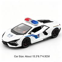 1:32 Revuelto SVJ63 Model Sports Cars Alloy Diecast Simulation Supercars Sound Light Doors Opened Pull Back for Kids Edutainmen