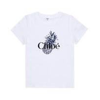 Chloe Kids ShorT Sleeve T shirT Pineapple Logo C20855 117 C20855 117 (10A)