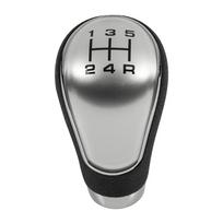 MT pavarų perjungimo svirties rankenėlė Mazda 2 3 6 3BK 323 2006 2007 2008 2009 2010 Automobilio stiliaus priedai 5 Speed Silver