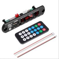 FM Radio Module DC 9V-12V Bluetooth 5.0 MP3 WMA WAV Decoder Board Car Audio USB TF AUX Mp3 Music Player Speaker 9V-12V