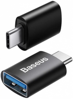 Baseus Ingenuity Series adapteris iš USB-C į USB-A 10Gb/s, juodas