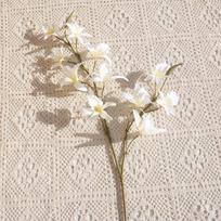 2 Fork Artificial Dendrobium Branch Realistic Real Touch Simulation Orchids Handmade Exquisite Fake Flowers Wedding Party Decor balta