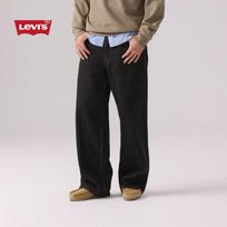 Levi's Men's Distressed Baggy Straight Jeans W34 skalbtas juodos spalvos