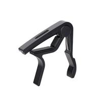 Stable Rubber Padded Guitar Tuning Clamp Rose Wood Grain Guitar Pick Holder  Bass Guitar Black
