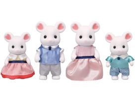 Sylvanian Families Doll Set Mouse ST Mark Ages Toy Sylvanian Epoch [Marshmallow Family] FS-33 Certified, 3+, Dollhouse, Families, Co., Ltd.