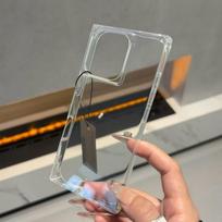 Clear TPU Phone Case IPhone 16 Pro Max With Ice Crystal Block Lens Design Shockproof Full Coverage Protective Cover iPhone 16 Pro Max skaidri