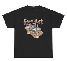 Gym Rat Benching Mouse Trap Graphic T Shirt Silly Ironic Gen Z Weirdcore Tee S