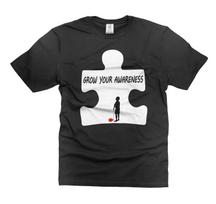 Grow Your Awareness T-Shirt Autism Puzzle Shirt Awareness Day T-Shirt Autism Tee S