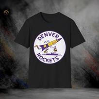 Denver Rockets Defunct Retro Basketball T-Shirt | Softstyle Tee L