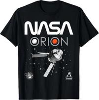 Nasa Artemis Mission Orion Spacecraft Worm Logo Tshirt S