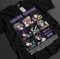 Demon Slayer Shirt Tanjiro TShirt Zenitsu KNY Nezuko Inosuke Akaza Muzan Tee M