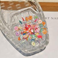Dopamine Handmade Beaded Jelly Shoes Sandals Accessory DIY Decorative Shoe Flower Slippers Shoe Buckle Accessories A1