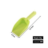Plastic Gardening Shovel for Soil and Cat Litter - Ideal for Succulent Potted Plants Tender Green žalia