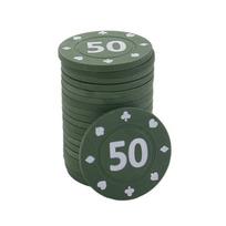 100Pcs Round Plastic Chip Gambling Poker Cards Game Casinos Chip Counting Game Part Entertainment Chip Entertainment