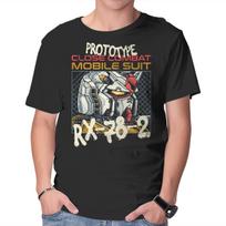 Unisex Crew Neck T-Shirt Close Combat Mobile Suit Graphic Short Sleeve Casual Tee M