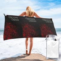 The Vampire Diaries Damon Salvatore  Beach Towel Soft Microfiber Quick Dry Absorbent Quick Towels For Bath 70x140 cm