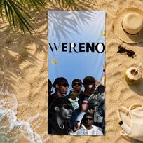 Rap W-Werenois Towel Ultra-Fine Fiber Quick Drying Absorbent Towel, Beach Swimming Vacation Beach Towel 35X60cm