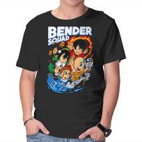 Unisex Crew Neck T-Shirt Bender Squad Graphic Short Sleeve Casual Tee XXXL