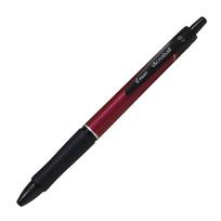 Pilot Acroball T Series Ballpoint Metal BAB150FT10MR 0.7mm Oil-Based Pen, Red/Black Ink, 10-Pack,