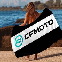 C-Cfmoto Microfiber Printed Beach Towel Mountain Climbing Yoga Beach Swimming Running Absorbent Soft Towel Cotton 30x30cm