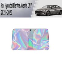 Car Sun Visor For Hyundai Elantra Avante Cn7 ~ Auto Front Windshield Sunshade Heat Insulation Summer Cooling Accessories