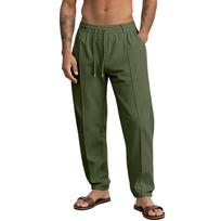 Baggy Sweatpants Men Cargo Sweatpants for Men Mens Sweatpants with Pockets Sweat Pants for Mens Cargo Pants for Men L armijos žalia spalva