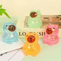 Funny Maltose Capybara Stress Squeeze Toy Decompression Cute Capybara Anti Squeeze Resilient TPR Stress Relief Office Party Gift