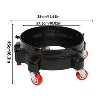 Car Wash Bucket Roller Bucket Cart Rolling Bucket Dolly 360 Swivel Bucket Storage Tray With Wheels For Car Wash Tools Accessory juoda