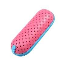 EVA Hollow Breathable Swimming Goggle Case Lightweight Portable Sports Eyewear Storage Box Pool Accessory rožinės rožinės spalvos
