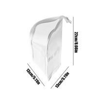 Portable upright toiletry bag EVA net Toothbrush holder Pouch Stand Up Waterproof Travel Toiletry Bag for travel Pen Holder balta