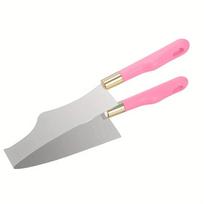 One Piece, Stainless Steel Cake Slicer - Creative Cake Slicer, Pastry Slicer, Pizza Pie Slicer - Convenient Kitchen Tool rožinė