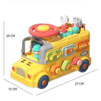 Busy Cube For Toddler Travel Toddler Busy Cube Fine Motor Skill Learning Activity Cube Toy For Home School Nursery Montessori geltona