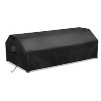Waterproof Furniture Cover Black Picnic Table Cover 210D Oxford Fabric 420D Oxford Fabric Adjustable Drawstring