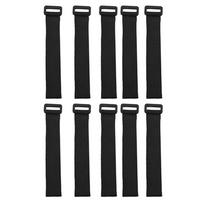 10Pcs Reusable Nylon Self-Locking Cable Ties Reverse Buckle Adjustable Wire Organizer Strap Home Office Management