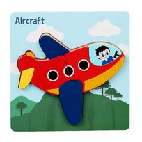 New 3D Wooden Puzzles Safe Cute Animal Series Intelligence Puzzle Portable Cartoon Animals Puzzles Children