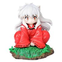 Inuyasha Action Figure Manga Figurine Anime Peripheral 10.5cm Q Version Model Doll Ornament PVC Desktop Decoration Gift for Kids
