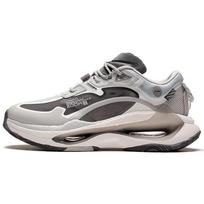 Li Ning Chao Yue Infinity Lengvi Atšokantys Kvėpuojantys Žemo Aulo Sportiniai Laisvalaikio Batai Vyrams Kedai Ledo Pilki AZGS053-3