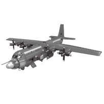 AC130 Priešlėktuvinis Lėktuvas Modelio Rinkiniai C130 / C 130 Hercules Karinis Karo Lėktuvas (1713 VNT) Lėktuvų ir reaktyvinių lėktuvų konstravimo kaladėlių rinkiniai