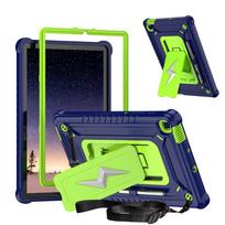 Armor Case For Samsung Galaxy Tab S6 Lite 10.4 inch 2020 P610 2025 P625 P620 3 in 1 Kickstand Rugged Tablet Cover With Belt Tab S6 Lite 10.4inch green