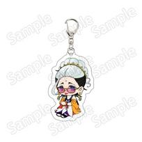 Anime Record of Ragnarok Keychain Qin Shi Huang Beelzebub Jack the Ripper Poseidon Acrylic Pendant Key Ring for Backpack Decor 6 cm